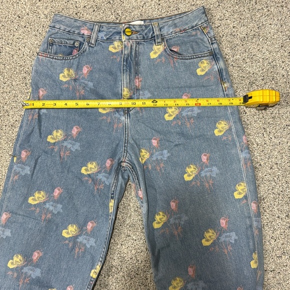 GANNI Baggy Pants in Floral Prints Size 30 - Picture 9 of 13
